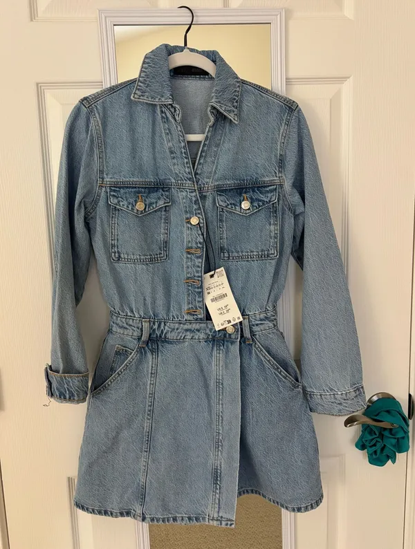 ZARA Jean Dress Mini - Image 2