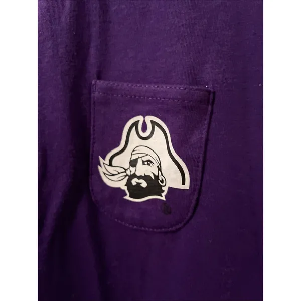 East Carolina University ECU Pirates Womens Juniors Short Sleeve T-Shirt Size M - Image 5