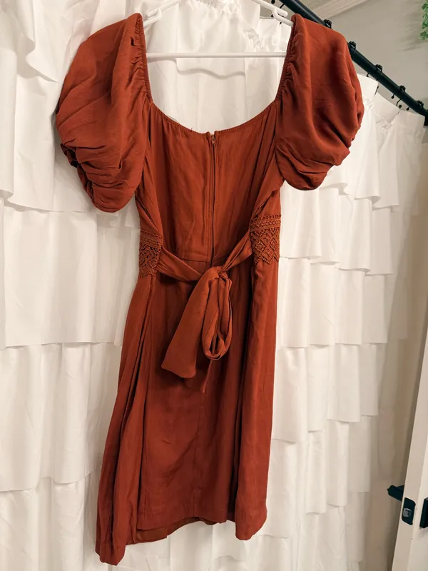 Trixxi Burnt orange dress - Image 2