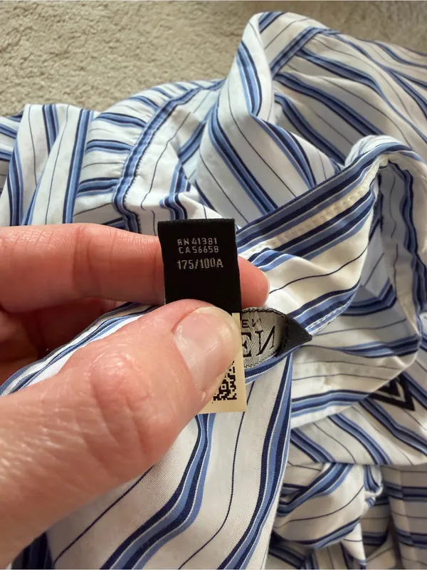 Lauren Ralph Lauren Cotton Striped Tie Front Monogram Shirt Dress Size 10 - Image 9