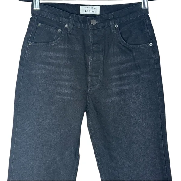 Reformation Cynthia High Relaxed Jean Euphrates Size 26 - Image 4