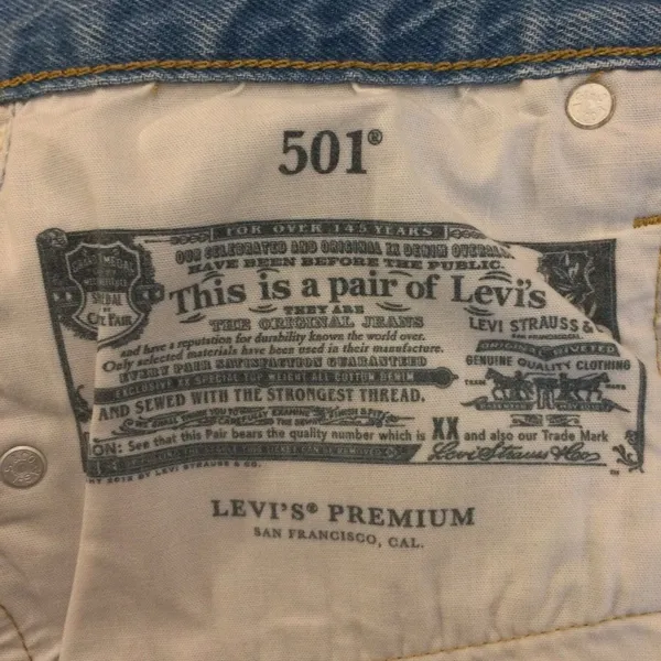 Levi’s 501 shorts buttonfly 27 jorts - Image 7