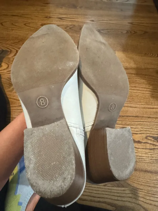 White Cowboy Boots Size 8 - Image 2