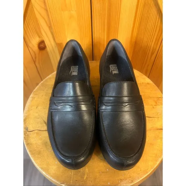 Drew Berlin US 6WW Black Slip On Loafers Women's - Image 2