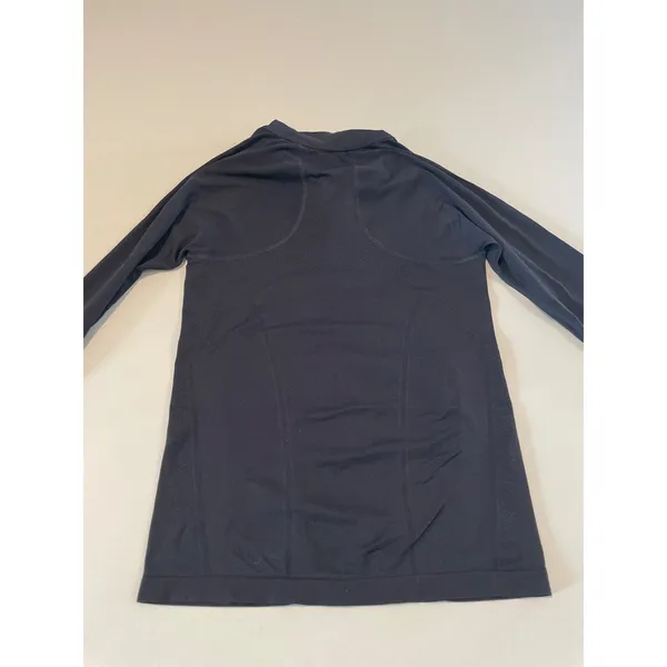 Athleta Lightweight Quarter Zip Activewear Top Size S Black - Image 6