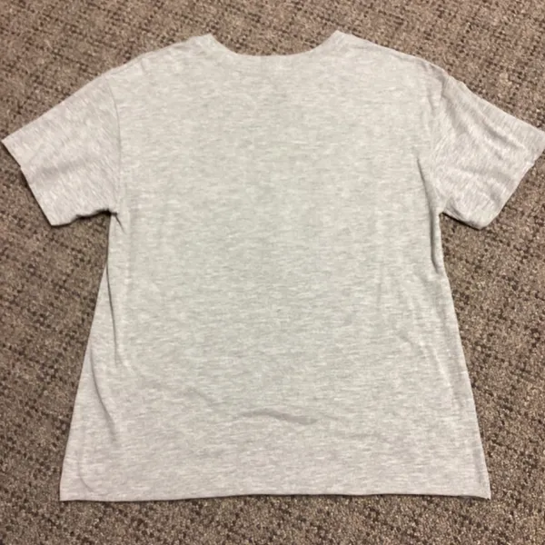 Awake Sunshine Sunflowers Raw Rolled Edge Gray Tee * Medium - Image 5