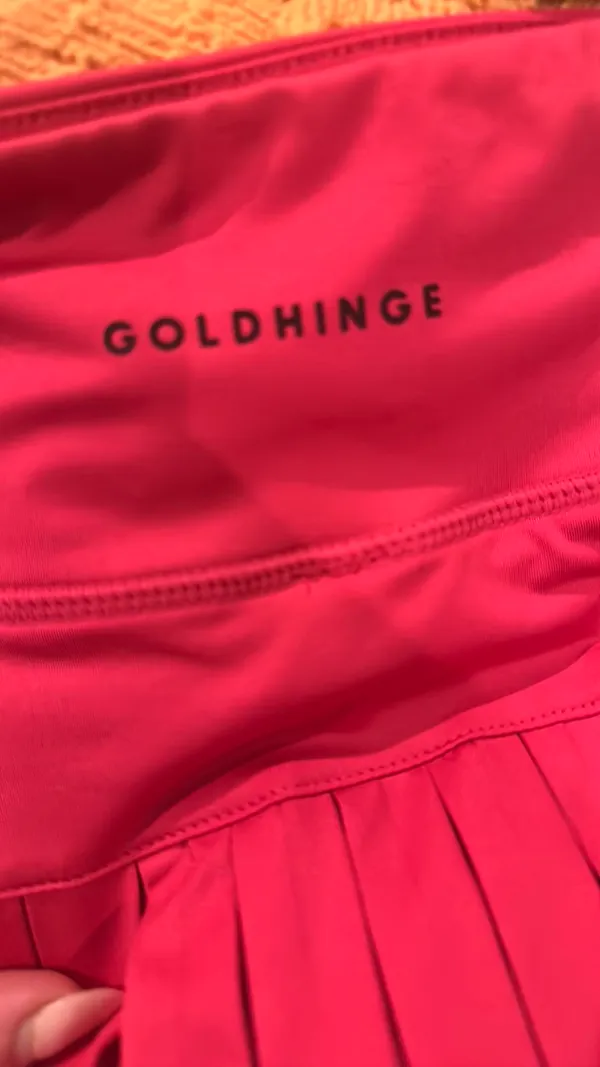 Gold Hinge Tennis Skirt - Image 4