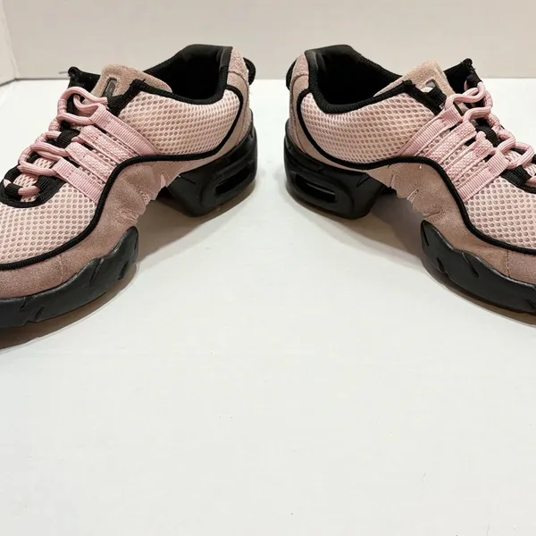 Bloch Women's Boost DRT Suede and Mesh Split Sole Dance Shoes, Size 8.5 Pink - Image 8