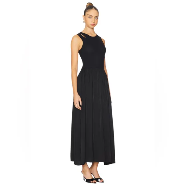 Lioness- Piroutte Black Maxi Dress In Onyx Size Small - Image 2