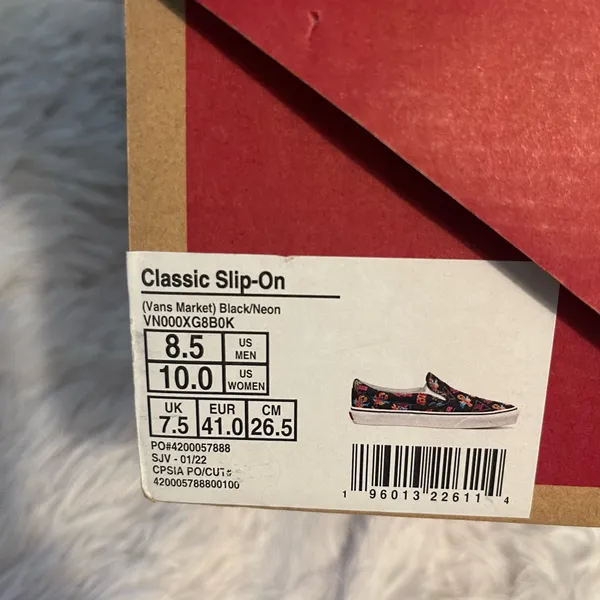 Rare Vans Market Black/ Neon Slip On seafood lobster Chinese characters sneakers - Image 10
