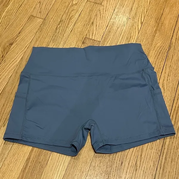 High Waisted Biker Shorts Women Yoga Workout Athletic Gym - Image 2