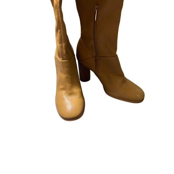 Franco Sarto Tan Cindy Tall Knee High Boots - Image 3