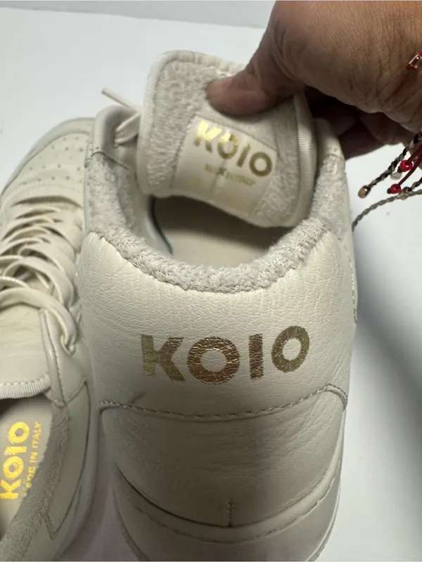 Koio Low top Leather Sneakers Size 8.5 - Image 4