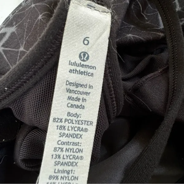 Lululemon Power Y Tank Luon Star Crushed Coal Black Black size 6 - Image 7