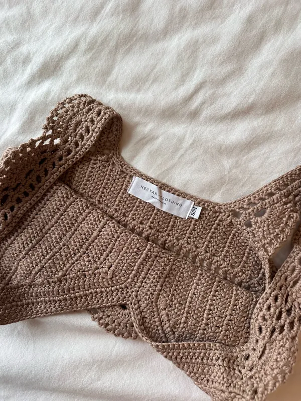 Crochet knit top - Image 2