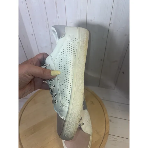 Vintage Havana Gadol Vintage Sneakers White Blush Leather, Size 6 - Image 9