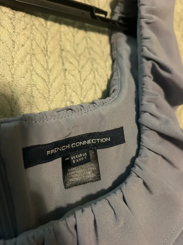 French Connection Blue Mini Dress - Image 4