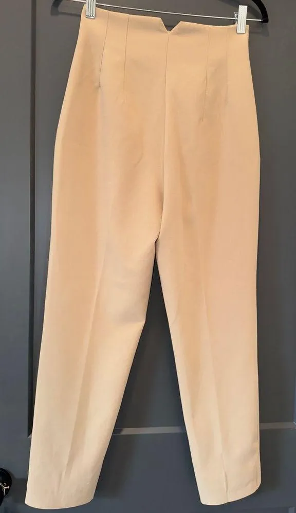Zara Tan High Waisted Pants - Image 8