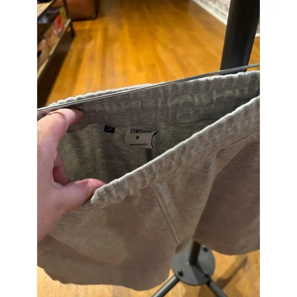 Gymshark Training Shorts light grey shorts women's medium inseam 5 - Image 3