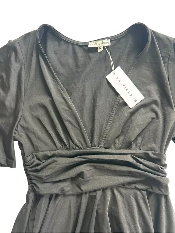Baltic Born NWT Janette Midi Dress Sz M Black Boho Chic Feminine Flowy Romantic - Image 6