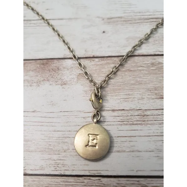 Lia Sophia Necklace with E Initial - Image 2