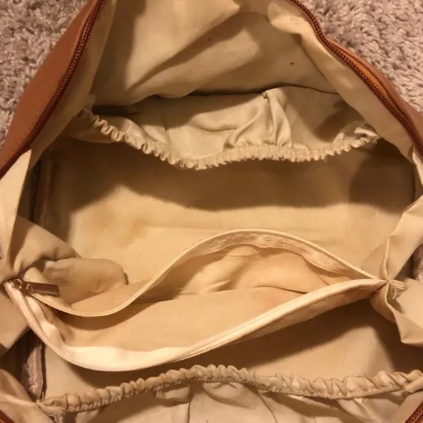 Brown Makeup Bag Tan - Image 5