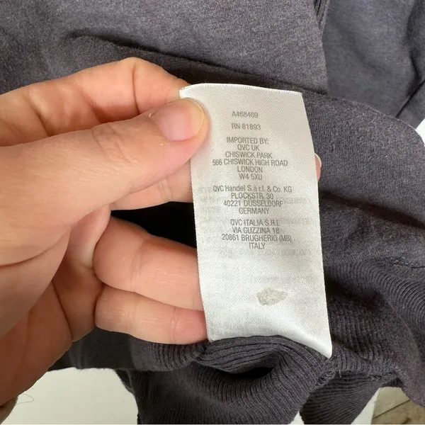 Zuda Brushed Knit‎ Gray Hoodie Size Medium - Image 6