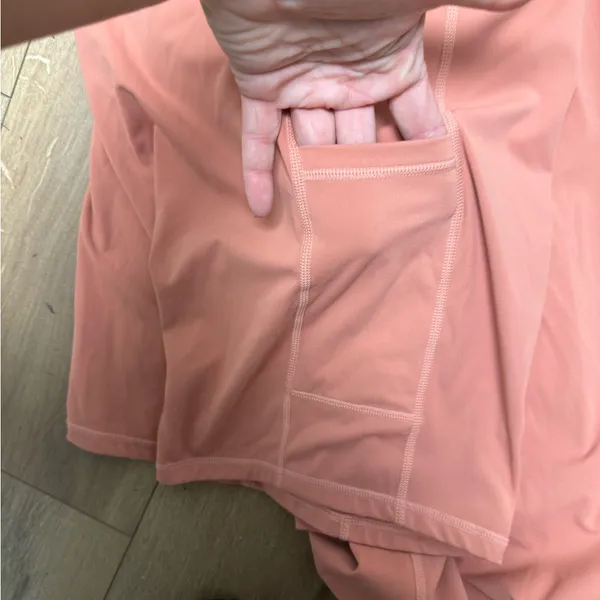 Coral Pink Strappy Athletic Dress Size Medium - Image 5