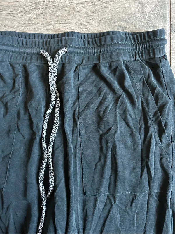 Heartloom gray Women's Jogger Pants with Contrast Drawstring - Image 3