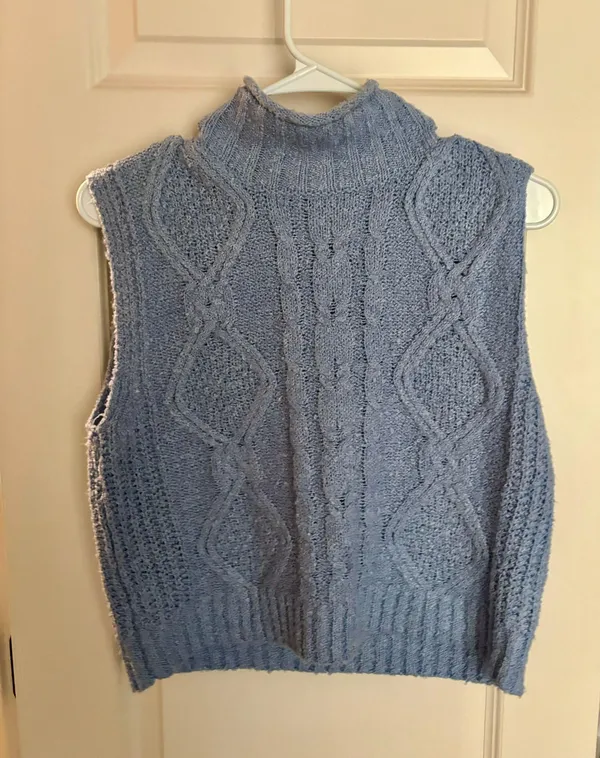 Sweater Best Aritzia Sunday Vest Light Blue - Image 2