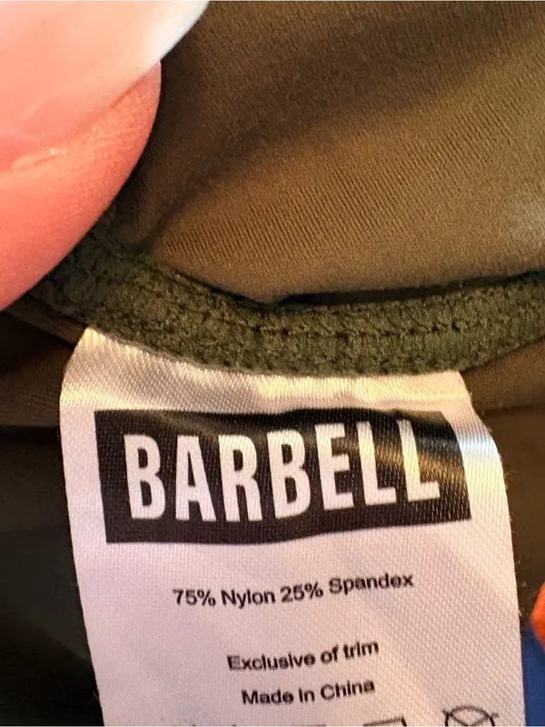 Barbell Apparel Women's Short Pull On. SZ Large. Olive Green - Image 5