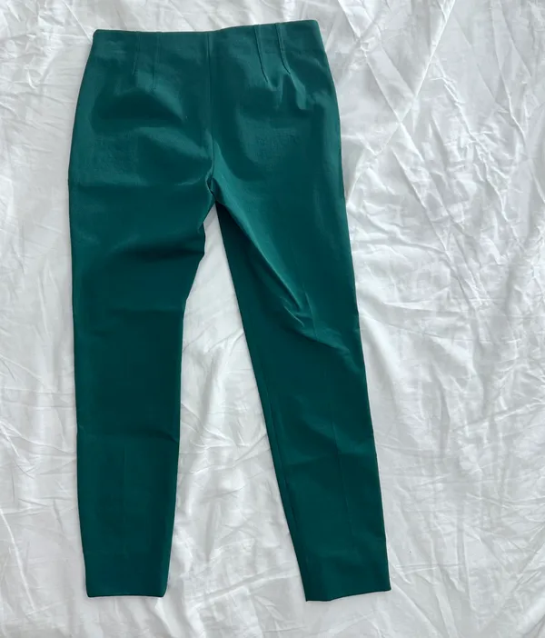 Belissa dark emerald skinny pant slacks - Image 4