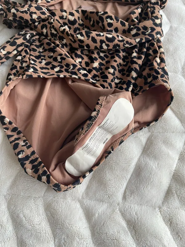 Aerie leopard print wrap around one piece  - Image 6