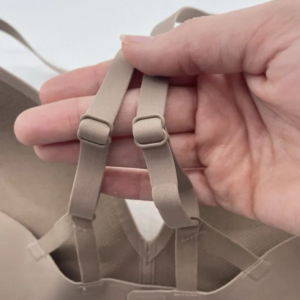 Lululemon Size 32C Bra Take Shape Molded Wireless Uplift Shape Soft Sand Beige - Image 8