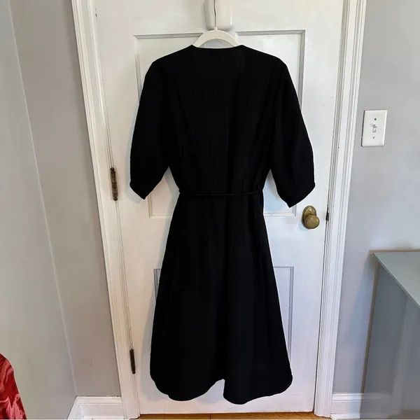 Everlane The City Stripe Wrap Dress - Image 7