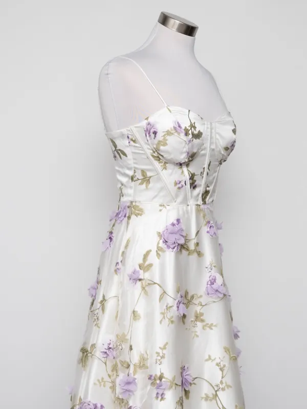 TLC Say Yes - 3D Floral Embellished Sweetheart Ball Gown - Image 7