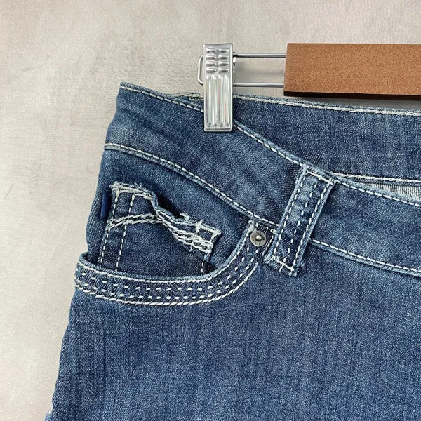 Lee‎ Slender Secret Lower Waist Jeans Women 12 Stretch Western Urban Cowgirl - Image 4