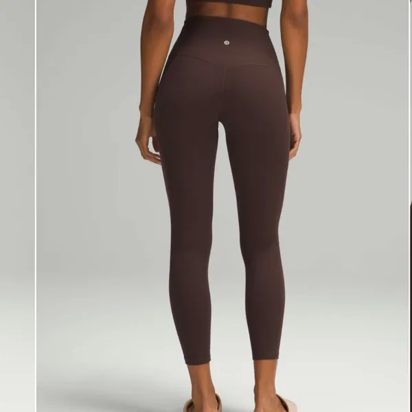 Lululemon Espresso Align High Rise Zip Front Leggings - Image 6
