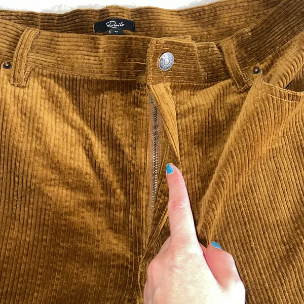 Rails Getty‎ High-Rise Corduroy Pants Ground Cinnamon Brown Size 31 NWT - Image 11