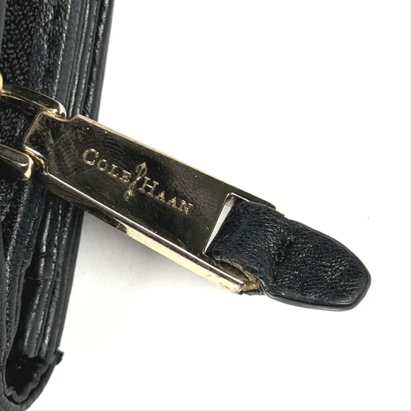 Cole Haan Wallet Womens One Size Black Leather Bifold Organizer Clutch - Image 9