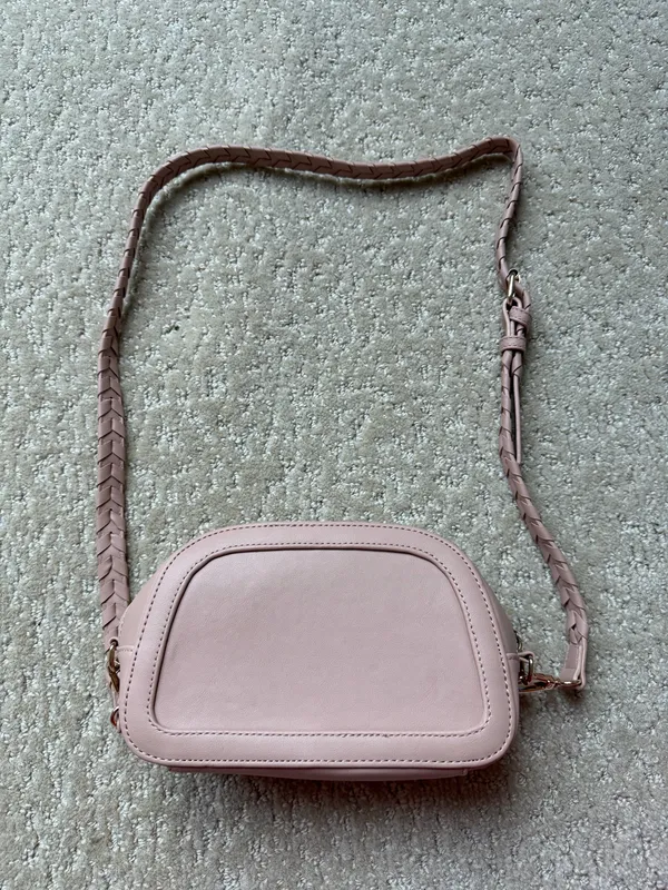 Pink Lily Pale Blush Braided Strap Crossbody  - Image 5