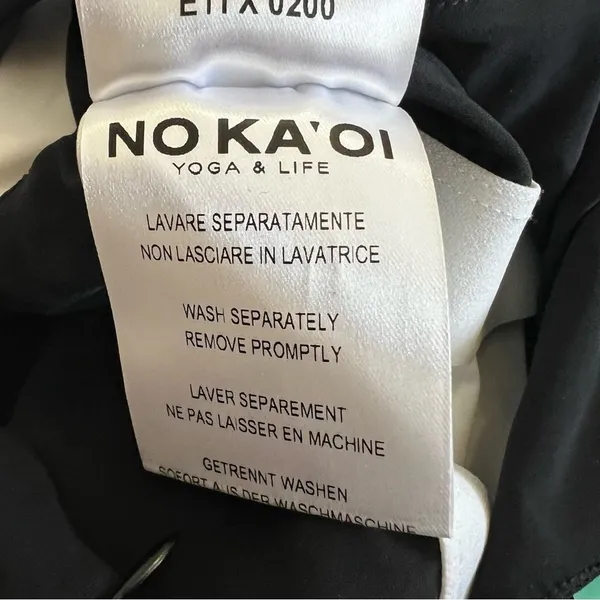 NO KA’OI Colorblock Sleeveless Catsuit Jumpsuit Activewear Size S - Image 7