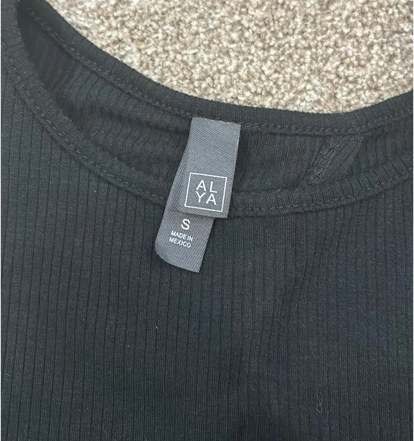 Black tie back tank top - Image 5