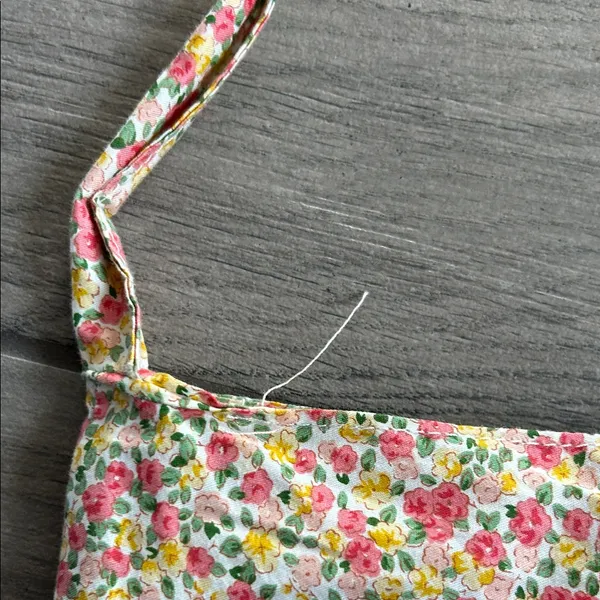 Floral Print Women's Bag Pink - Image 4