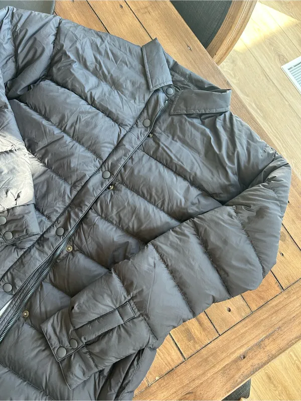 Prana Global Thistle Down Filled Black Long Coat XS - Image 8