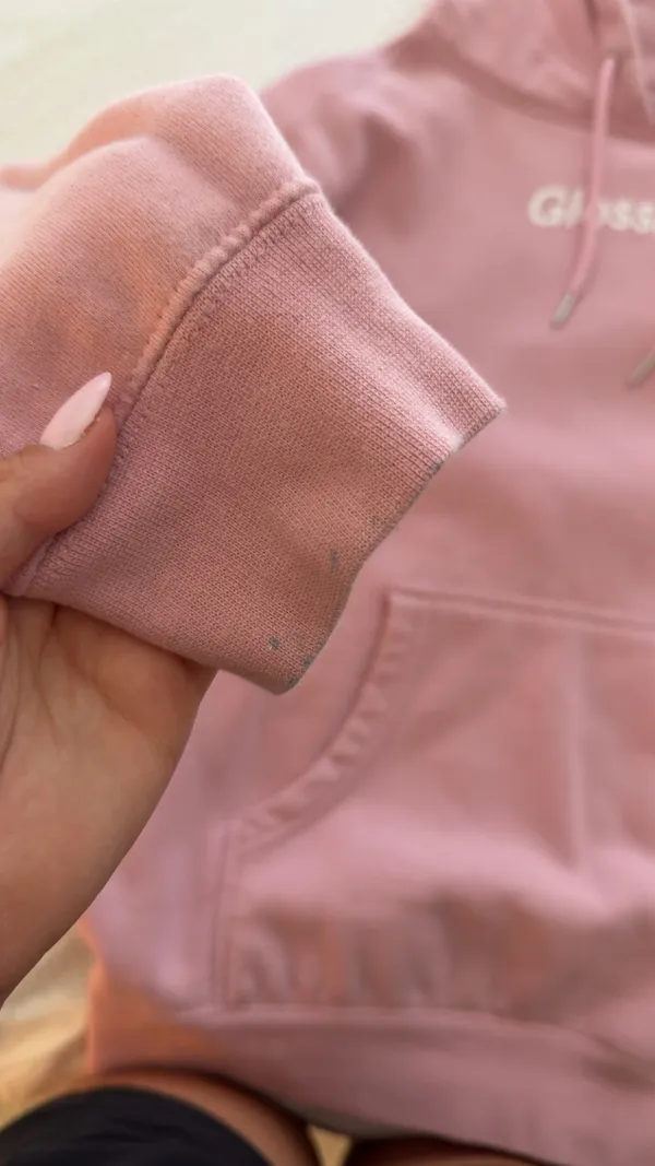 Pink glossier hoodie - Image 3