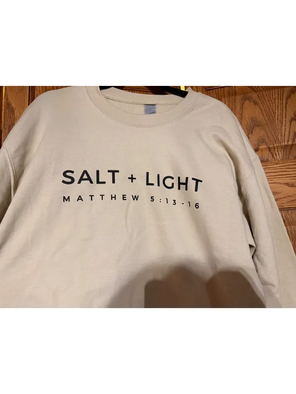Salt and Light Crewneck Black Size M - Image 2