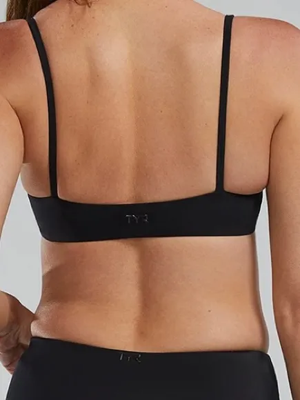 TYR Women Scoop Neck Top Sports . Black, Size Large, NEW with tags - Image 3