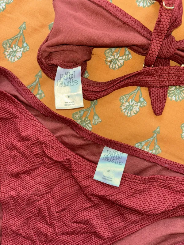 Brick Red Wild Fable Bikini - Image 2