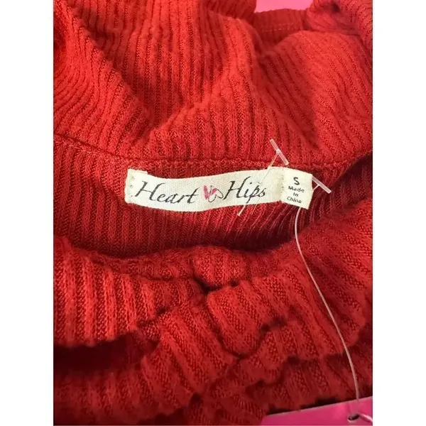 Red long sleeve top Red - Image 8
